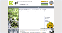 Desktop Screenshot of industrieplaketten.de