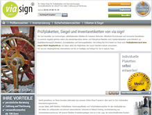 Tablet Screenshot of industrieplaketten.de